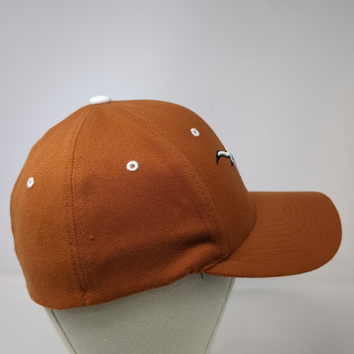 Texas Longhorns NCAA Zephyr Cap Brown White L Stretch Fit Embroidered Z-Fit Hat