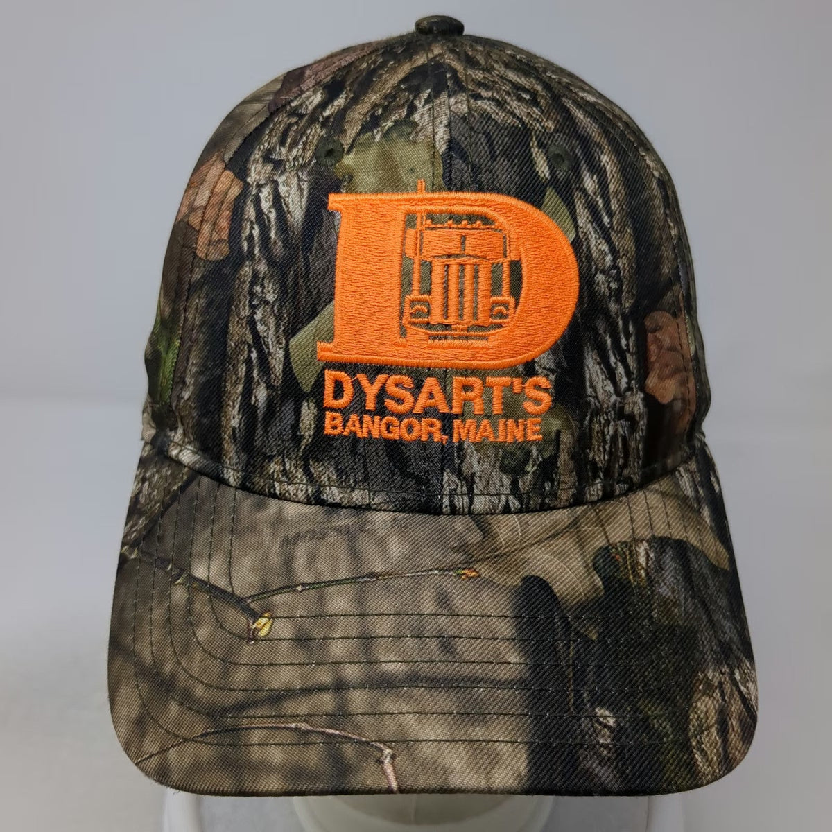 OTTO Baseball Cap Brown One Size Dysart's Bangor Maine Trucking Mossy Oak Camo