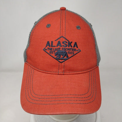 Alaska The Last Frontier Est. 1959 Snapback Trucker Hat Multi One Size Mesh Back
