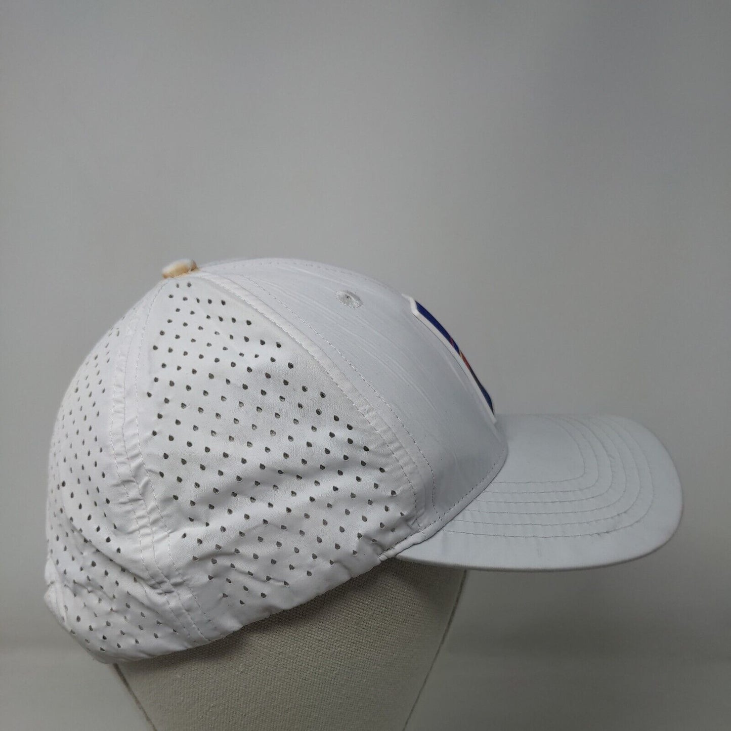 Pickle Strong America Snapback Hat White One Size Adjustable Breathable Mesh