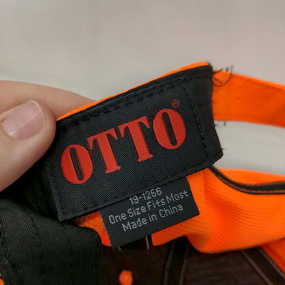 Roaring Fork Valley Coop Strapback Hat Orange OSFM Embroidered Otto