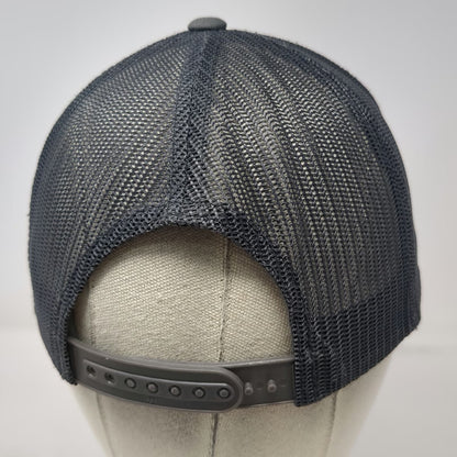 Yupoong Trucker Hat Gray One Size Snapback Topline Garage Door Specialist Logo