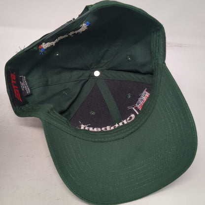 Otto Snapback Green One Size Chobani USA Feed the Dream Logo Adjustable Hat