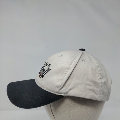 Viking Football Slideback Hat Tan One Size Embroidered Colorblock