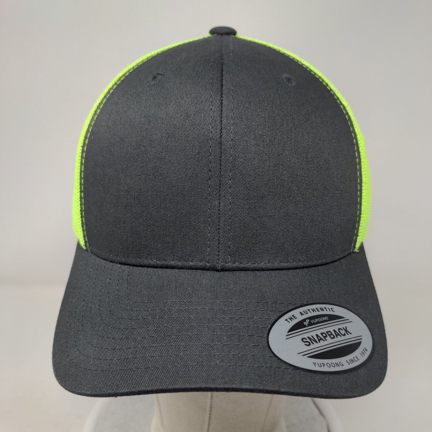 Yupoong Snapback Trucker Hat Multicolor One Size Breathable Mesh Back Blank