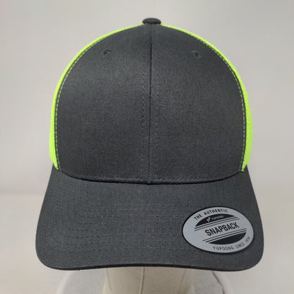 Yupoong Snapback Trucker Hat Multicolor One Size Breathable Mesh Back Blank