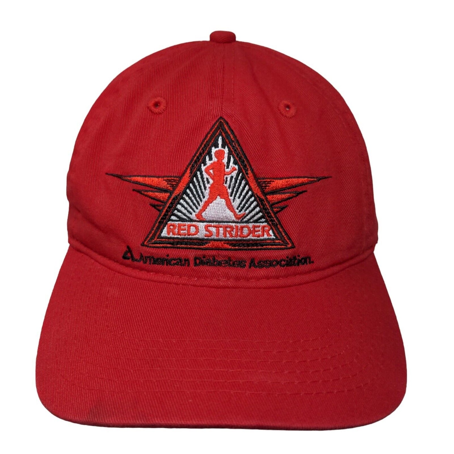 Red Strider American Diabetes Association Strapback Hat Red One Size