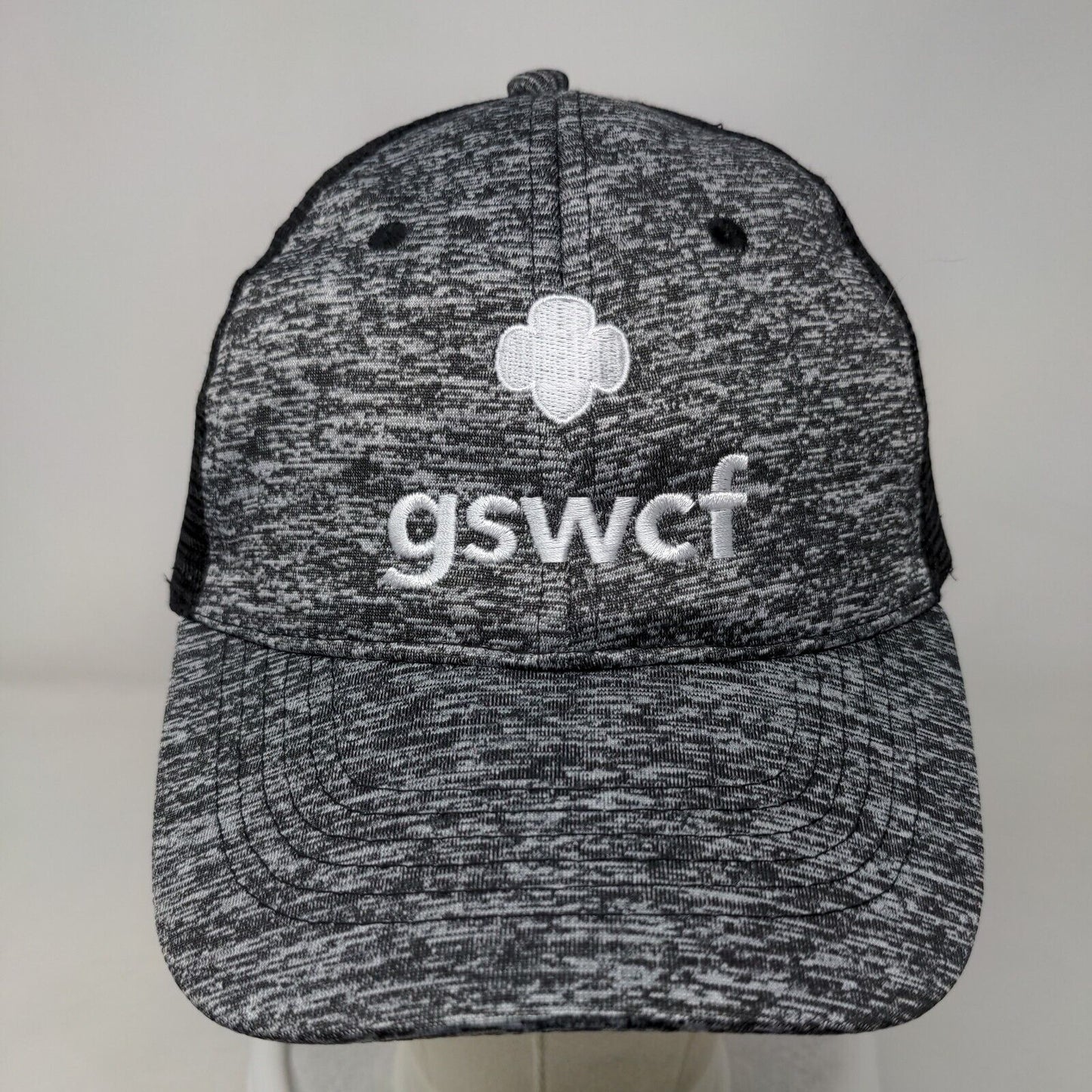 GSWCF Girl Scouts of West Central Florida Mesh Back Trucker Hat Gray OSFA