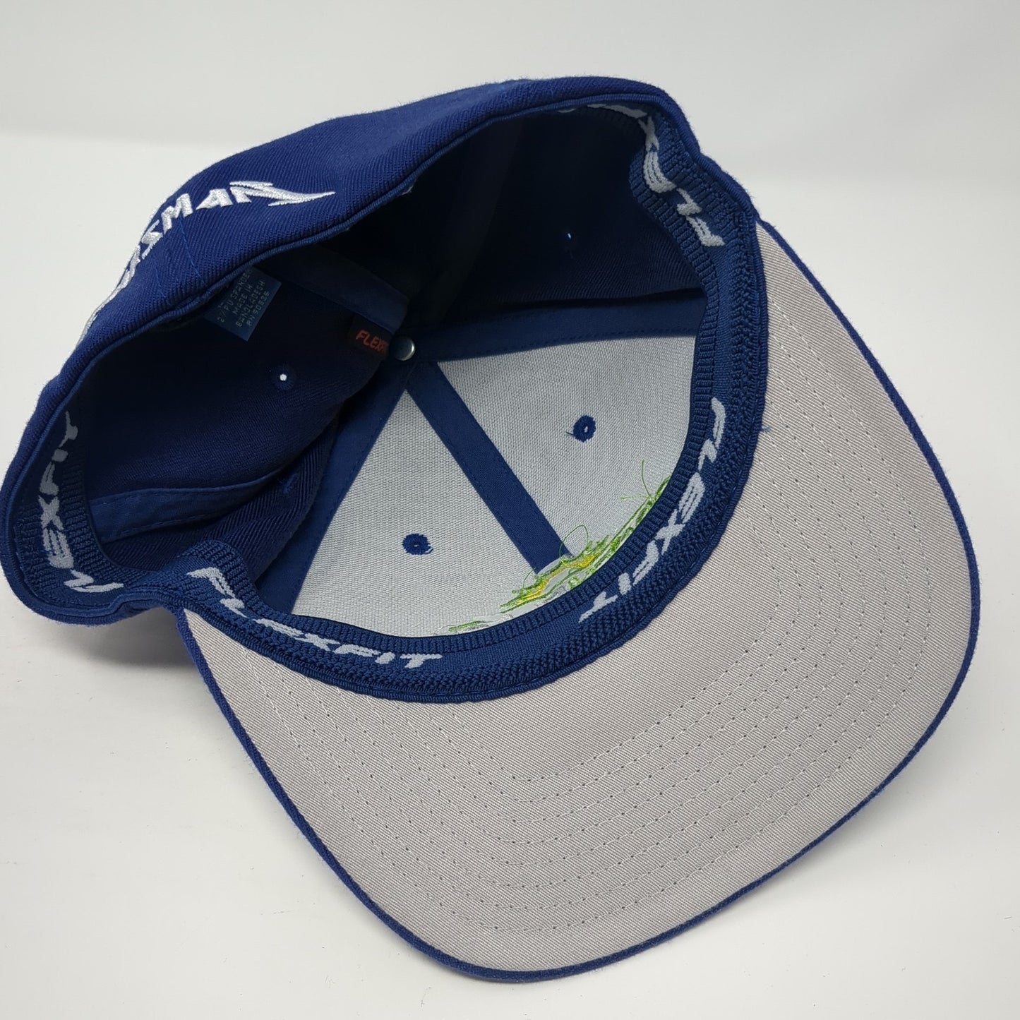 Green Flash Pest Control Airsman Baseball Cap Blue Medium Flexfit Port Authority