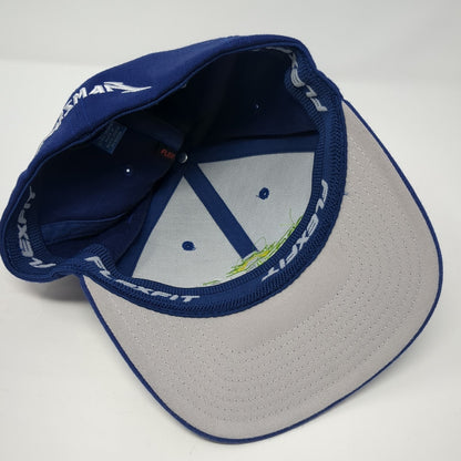 Green Flash Pest Control Airsman Baseball Cap Blue Medium Flexfit Port Authority