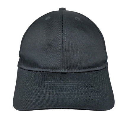 Port Authority Slideback Hat Black One Size Adjustable Vented Holes Blank