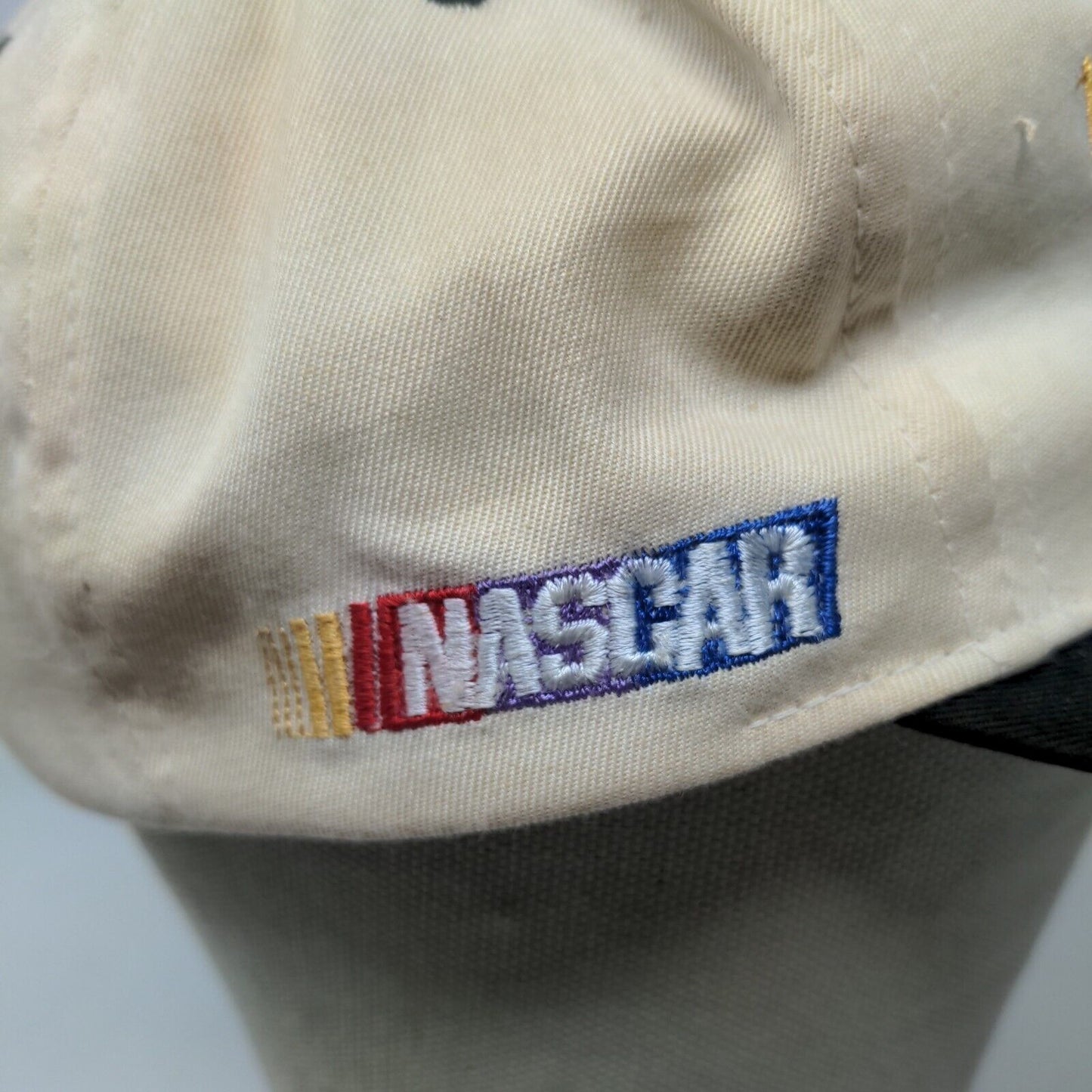 Rusty Wallace Men's Snapback Hat Tan OSFA Embroidered #2 Miller Draft Team