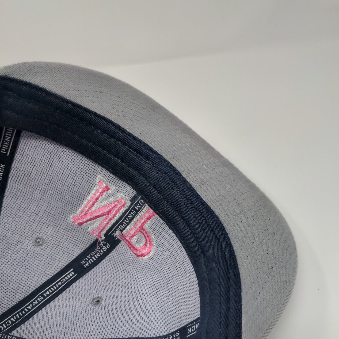 NP Pilgrims Premium Snapback Hat Blue OSFA Adjustable Embroidered Max Headgear