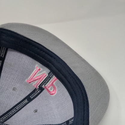NP Pilgrims Premium Snapback Hat Blue OSFA Adjustable Embroidered Max Headgear