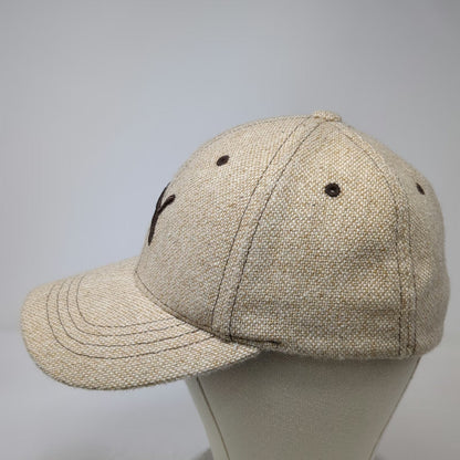 Puma Baseball Cap Beige XL Flexfit Wool Blend Embroidered Logo Hat Athletic