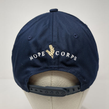 Mission + Aires Hope Corps Snapback Hat Blue One Size Adjustable Port Authority
