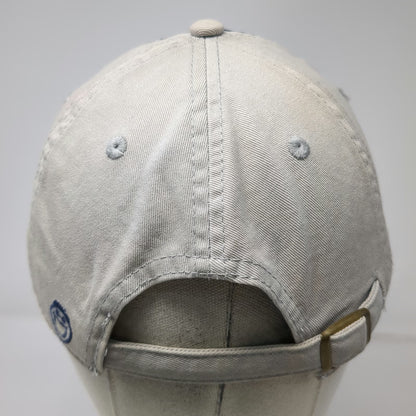 Life is good Blue Gray Baseball Cap One Size Distressed Patch Slideback Hat