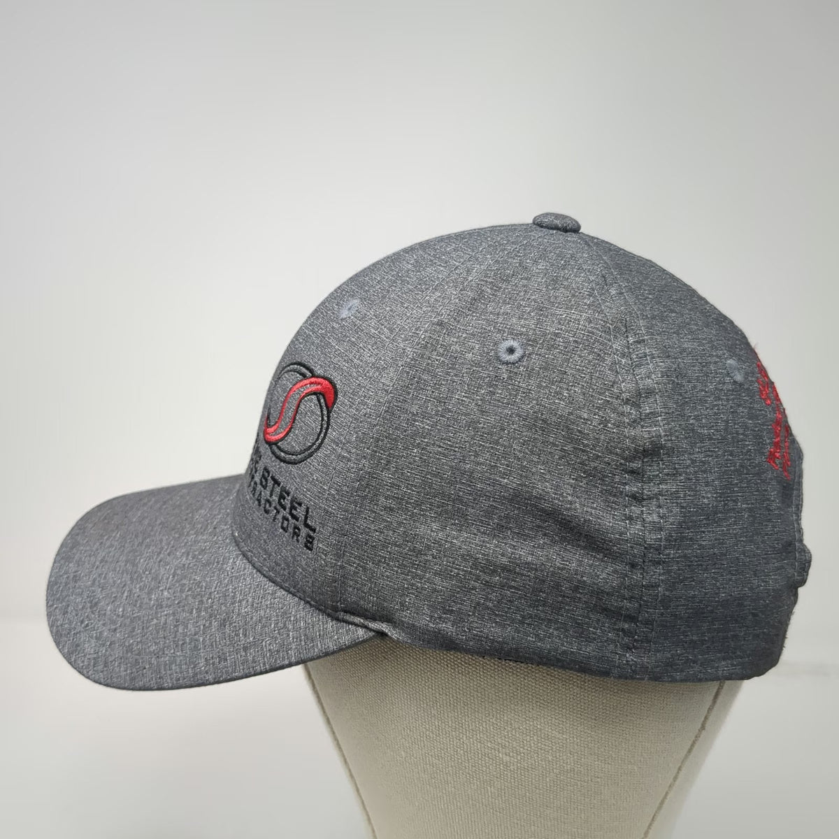 Port Authority Snapback Gray OSFM Hat SME Steel Contractors SLC Airport Program