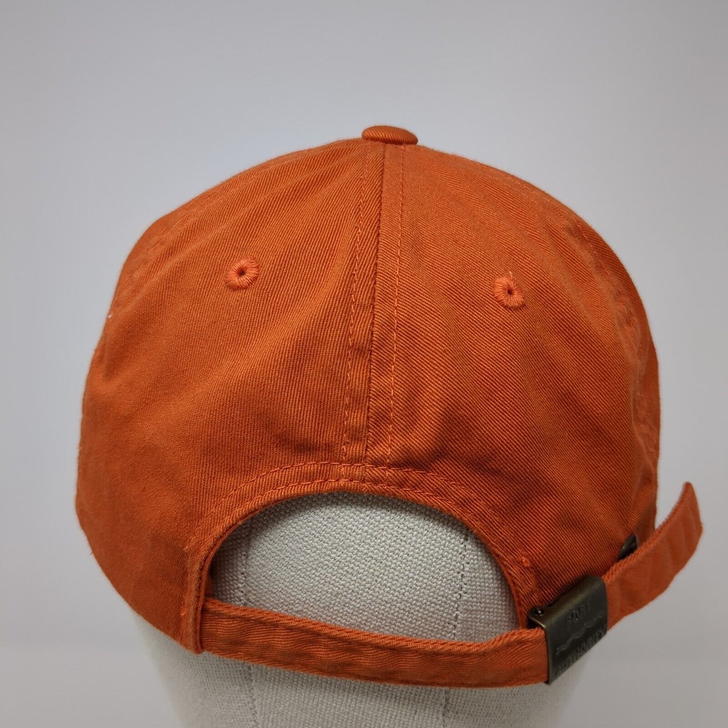 Hardrock Slideback Hat Orange One Size Adjustable Embroidered Port Authority