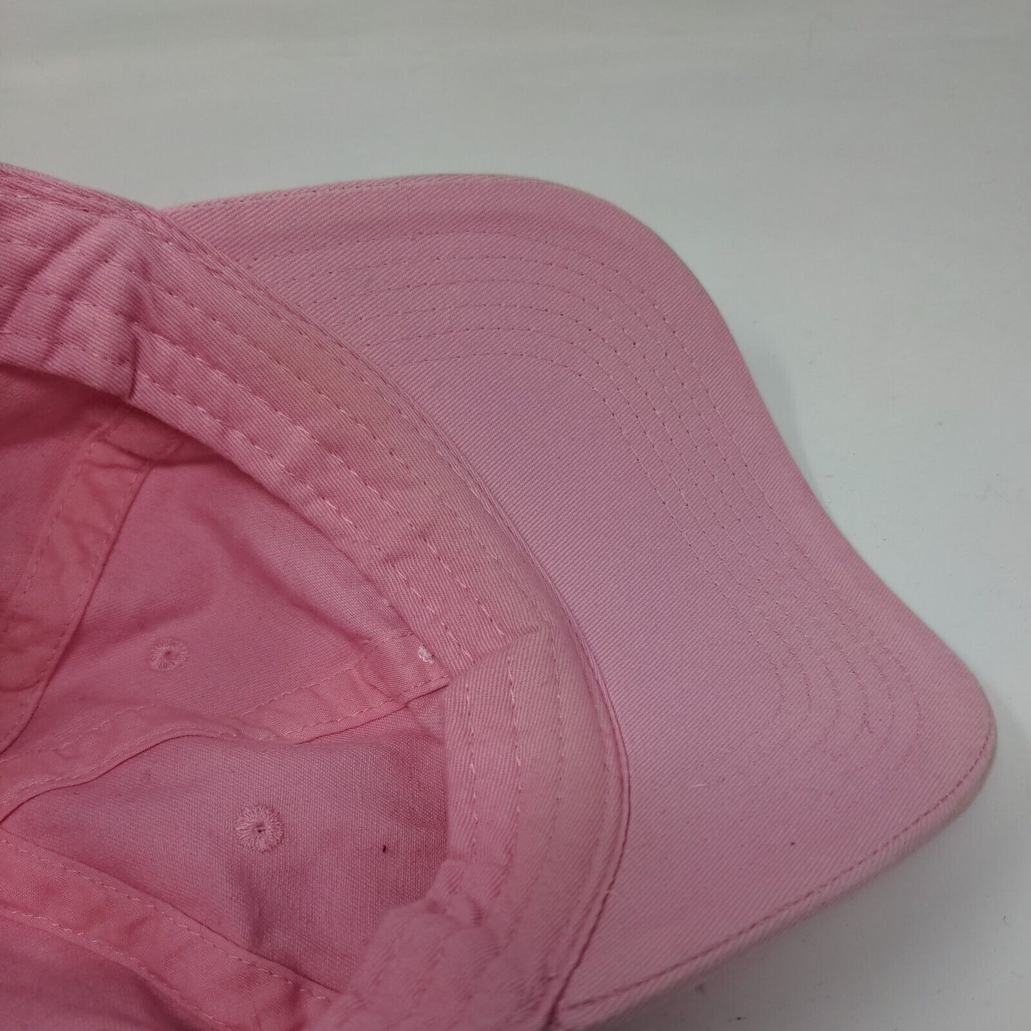 Bad Hair Day Slideback Hat Pink One Size Embroidered Adjustable