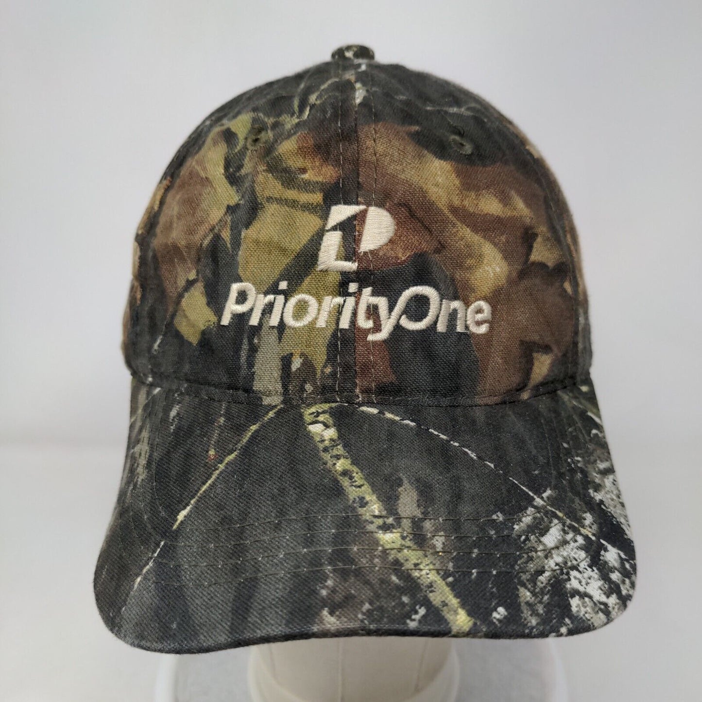 Priority One Slideback Hat Camouflage OSFM One Size Embroidered Outdoor Cap