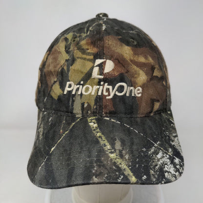 Priority One Slideback Hat Camouflage OSFM One Size Embroidered Outdoor Cap