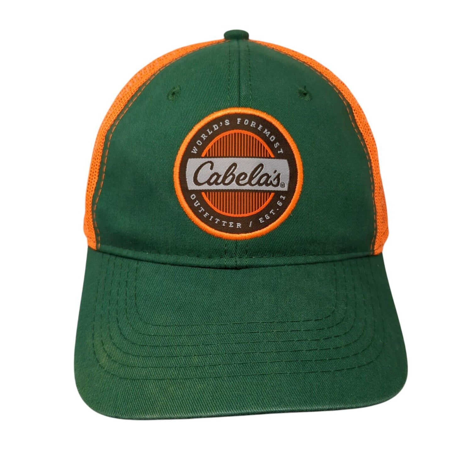 Cabela's World Foremost Outfitters Snapback Trucker Hat Multicolor OS Mesh Back