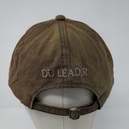 Ducks Unlimited DU Leader Slideback Hat Brown OSFM Camo Trim Outdoor Cap
