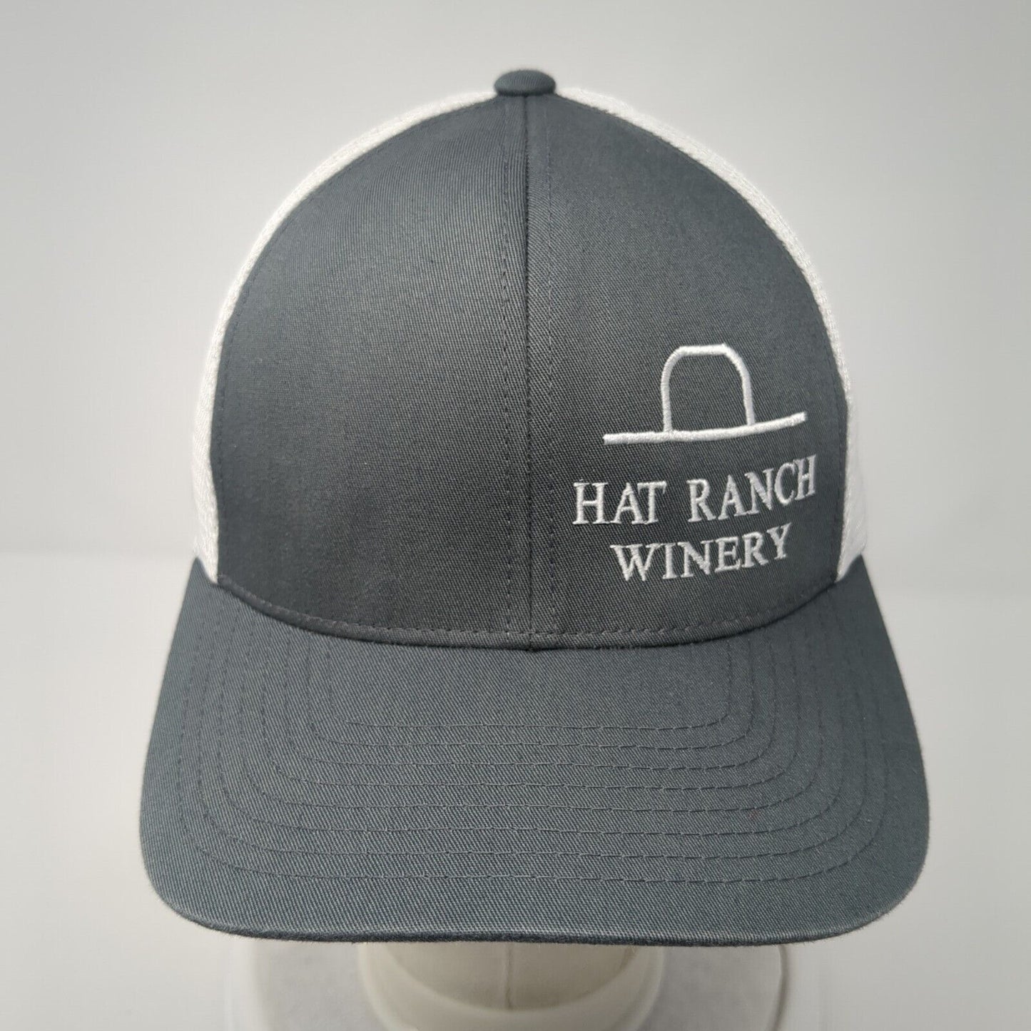 Hat Ranch Winery Snapback Trucker Hat Gray OS Adjustable 110F Pacific Headwear
