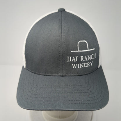 Hat Ranch Winery Snapback Trucker Hat Gray OS Adjustable 110F Pacific Headwear