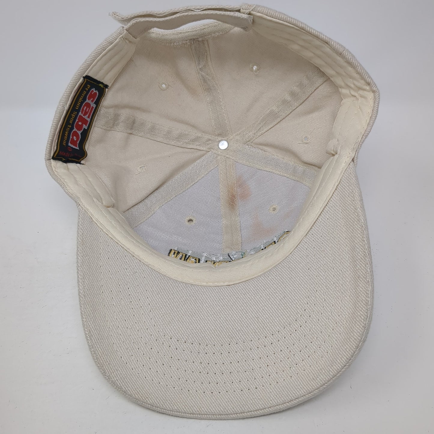 ESPN Game Plan Baseball Cap Beige One Size Adjustable Embroidered 6 Panel Seba