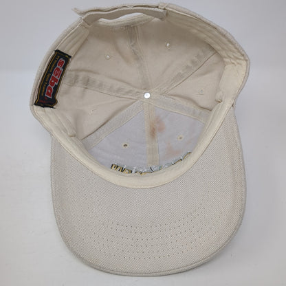 ESPN Game Plan Baseball Cap Beige One Size Adjustable Embroidered 6 Panel Seba