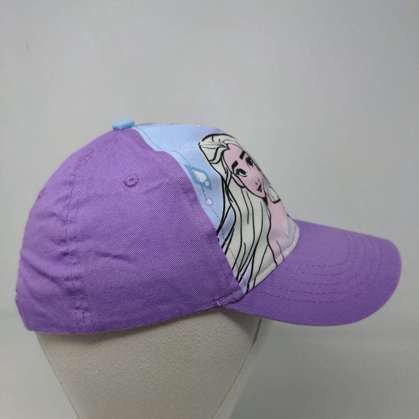 Disney Frozen II Girl's Snapback Hat Purple Size OSFM Elsa Anna Graphic Logo