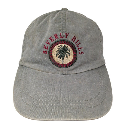 Beverly Hills Slideback Hat Green One Size Adjustable Embroidered Fahrenheit