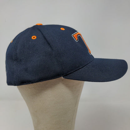 Top of the World Mens Fitted Hat Blue Size 7 3/8 Embroidered University of Texas