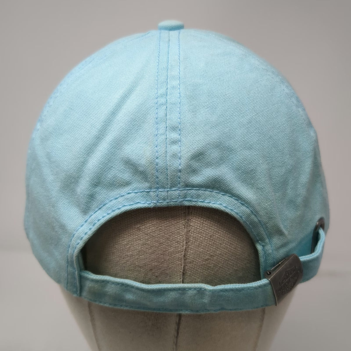 Harley-Davidson Blue Baseball Cap One Size Wings Embroidery Brim Slideback Hat