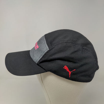 Puma Men's Slideback Scuderia Ferrari Hat Black Size OS Graphic Logo Emblem