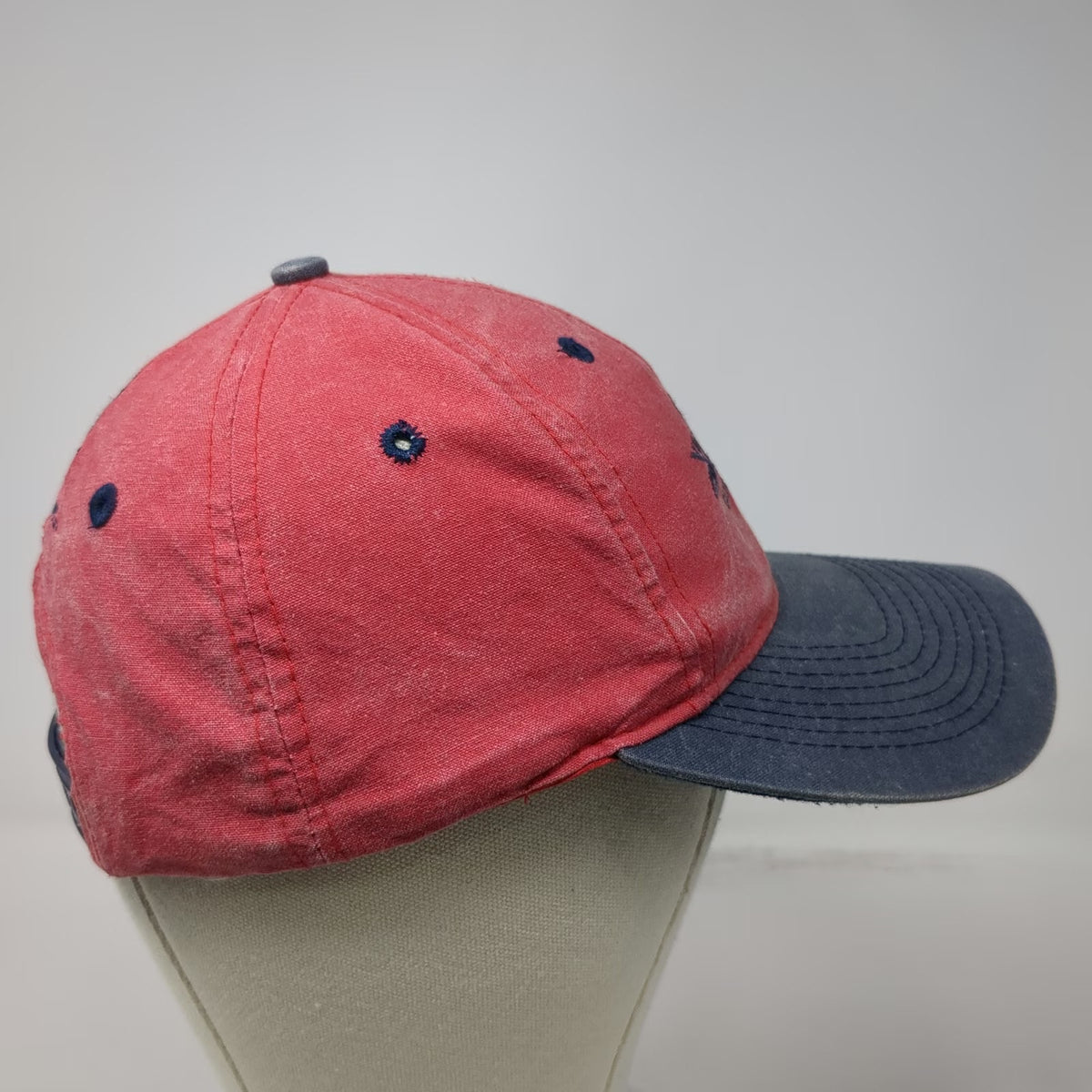 Logo 7 Snapback Hat Red Blue Atlanta 1996 Olympic Games 100 Embroidery Vintage