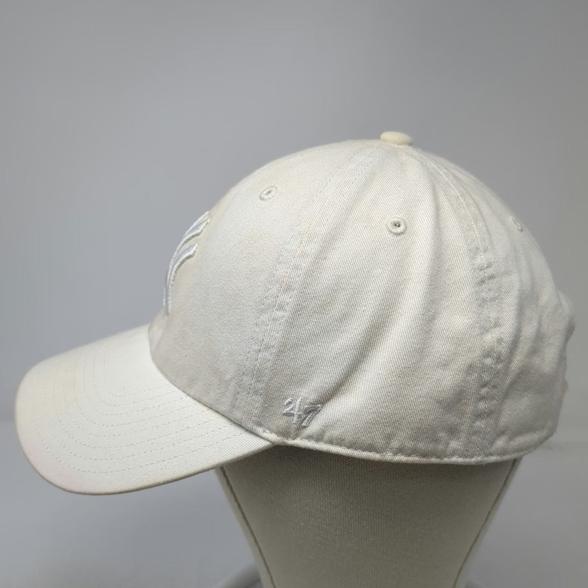 New York Yankees MLB '47 White One Size Baseball Cap Strapback Embroidered Hat