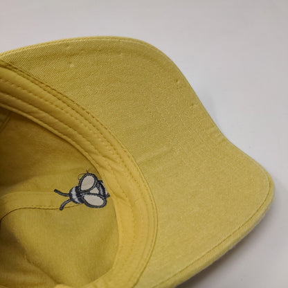 Comfort Colors Men's Slideback Hat Yellow Embroidered Bee Logo