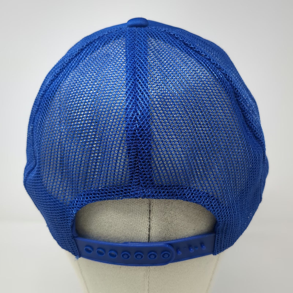 Bitburg Rod & Gun Club Germany Blue Trucker Hat One Size Mesh Snapback Rope