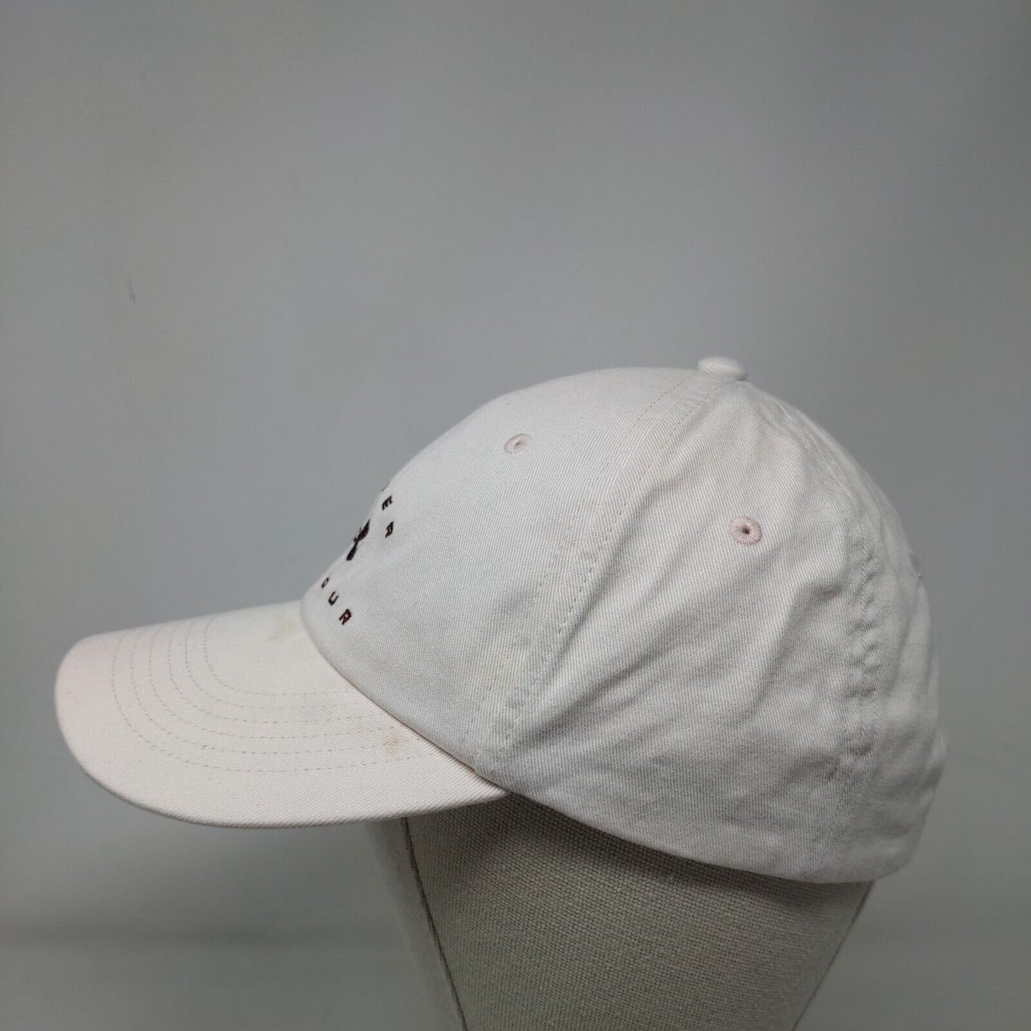 Under Armour Women's Slideback Hat Cream OSFM Free Fit Adjustable Embroidered