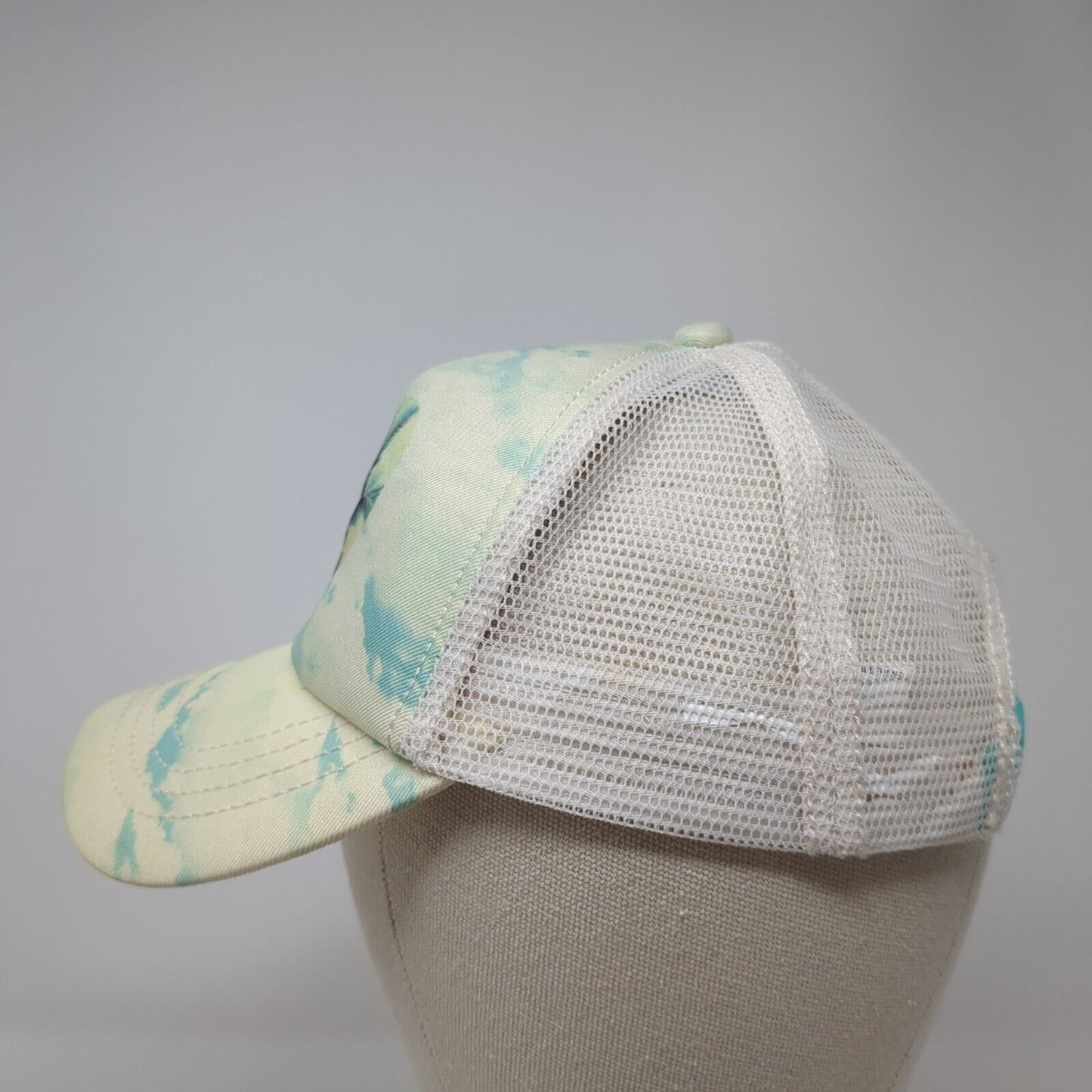 Palm Trees Heart Snapback Trucker Hat Multi OSFA Mesh Back Billabong