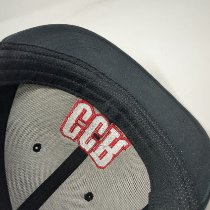 Carhartt Snapback Black One Size CCR Embroidery Flat Brim Cotton Workwear Hat