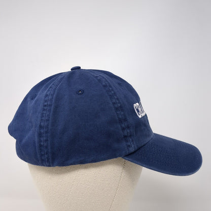 Crater Lake Slideback Hat Blue One Size Adjustable Solid Fahrenheit