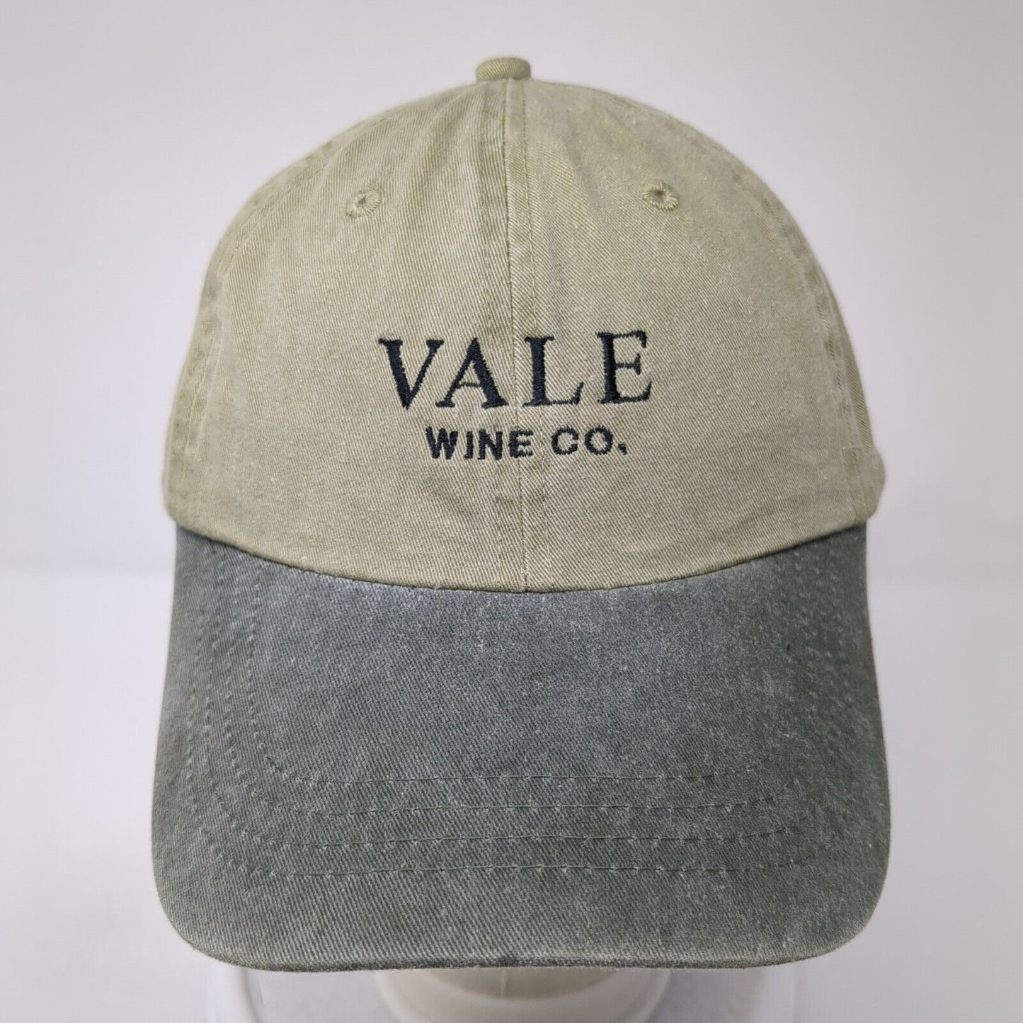 Vale Wine Co. Slideback Hat Green One Size Adjustable Port & Company