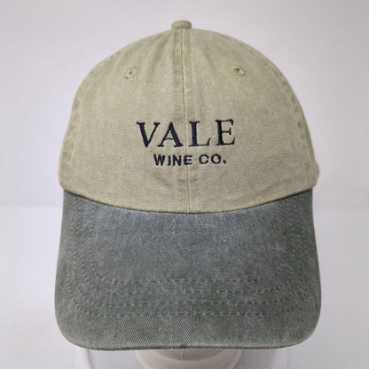 Vale Wine Co. Slideback Hat Green One Size Adjustable Port & Company