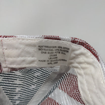 M&M Metals Strapback Mesh Back Trucker Hat Multi OSFA USA Flag Paramount