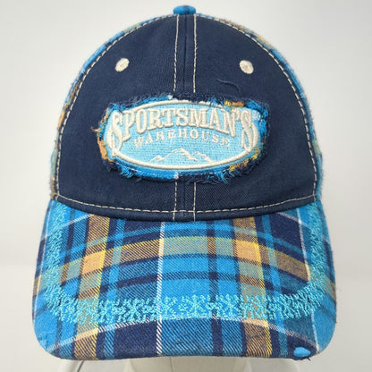 Outdoor Cap Baseball Cap Blue One Size Plaid Sportsmans Warehouse Strapback Hat
