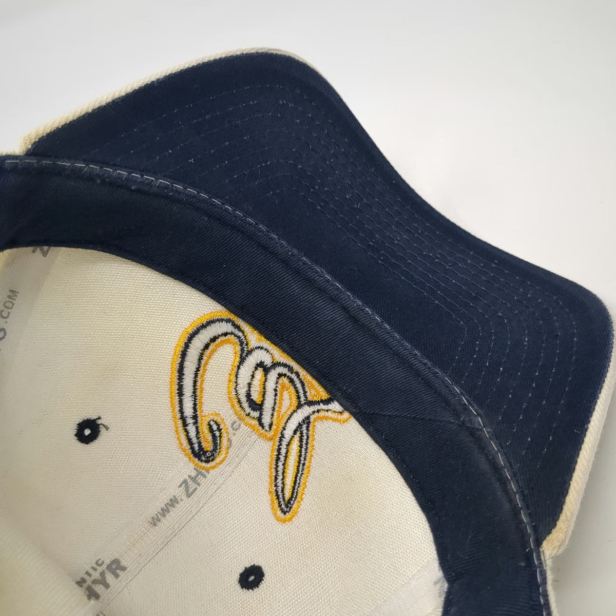 Zephyr California Golden Bears NCAA Beige Baseball Cap 7 1/8 Fitted Wool Hat